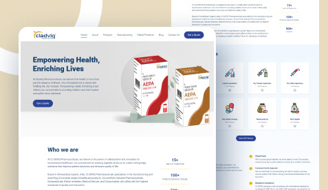 Professional Pharma CMS Website